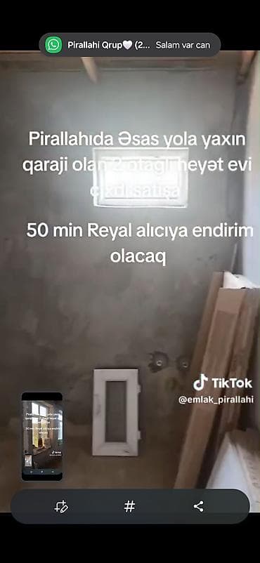 mini evler: Pirallahıda əsas yola yaxın yerləşən 2 otaqlı həyət evi. Həyətdə qaraj — 9