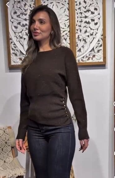 Kurtkalar: Sviter, Phardi, M, rəng - Qəhvəyi — 3