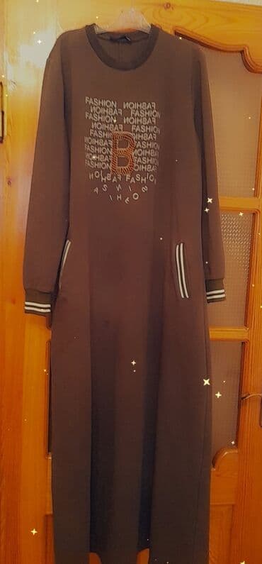 детские платья с длинным рукавом: Uzun don satilir — 1