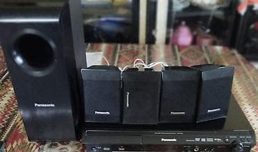 ev telefonlar: Panasonic ev kinoteatr sistemi – DVD-receiver + 5.1 akustika — 2