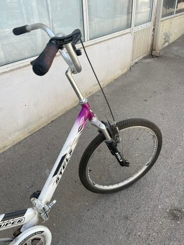 qalin tekerli velosiped: İşlənmiş Şəhər velosipedi Stels, 24", Pulsuz çatdırılma — 3