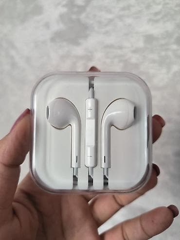 apple macbook: Yeni Simli Qulaqcıqlar, Apple, rəng - Ağ — 1