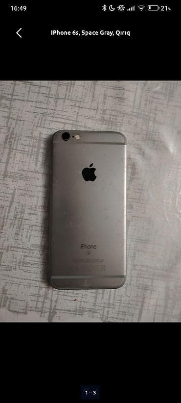IPhone 6s, Space Gray, Qırıq lalafo.az -da IPhone 6s, Space Gray, Qırıq