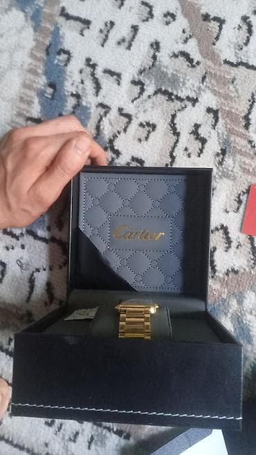 bil: Brend: Cartier (qutu və aksesuarlarla) Model: Düzbucaqlı kadranlı — 3