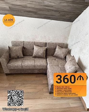 kunc divan gence: Künc divan, Açılan, Bazalı, Parça, Şəhərdaxili pulsuz çatdırılma — 1