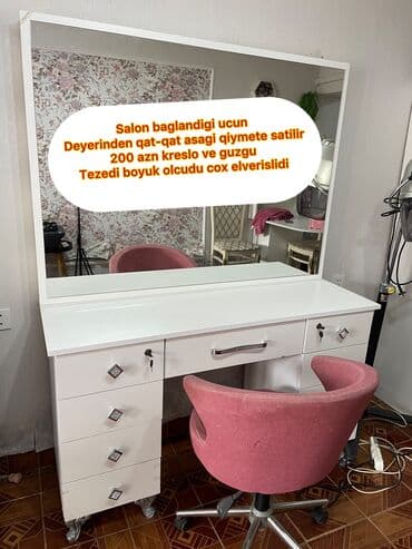 Salon baglandigi ucun deyerinden qat qat asagi qiymete satilir Kreslo