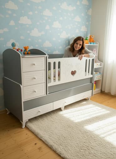 odun satılır: Oğlan və qız üçün, İşlənmiş, Beşik, Matras ilə — 1