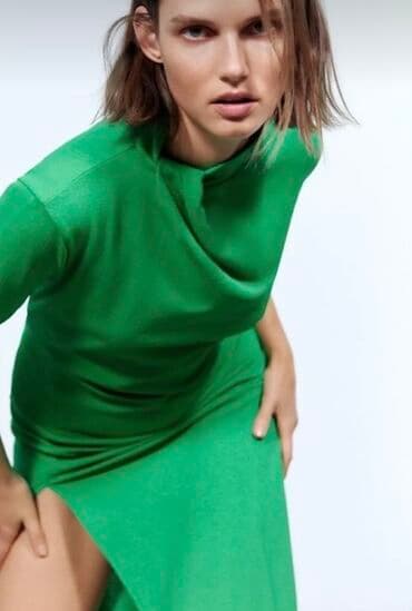 коктейльные платья в баку: Коктейльное платье, Миди, Zara, M — 2