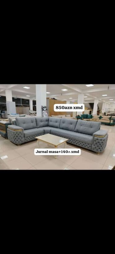 угловые диваны в баку: Угловой диван, Раскладной, Ткань — 25