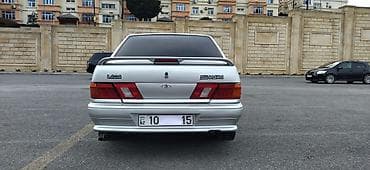 opel vektra a: LADA Samara sedan – gümüşü rəng, aerodinamik arxa spoyler və tam gövdə — 4