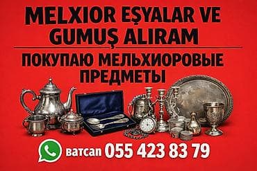 qizilin alışı satışı 2022: Xidmət: Melxior və gümüş əşyaların alışı Təsvir: - Melxior (nikelli — 1