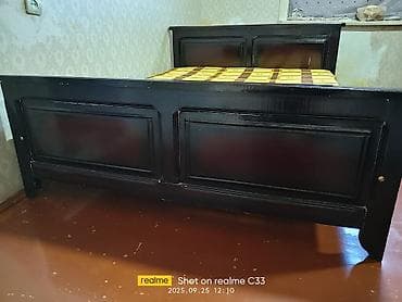 qedimi kravat: İkinəfərlik çarpayı, Bazasız, Matras ilə, Siyirməsiz — 2