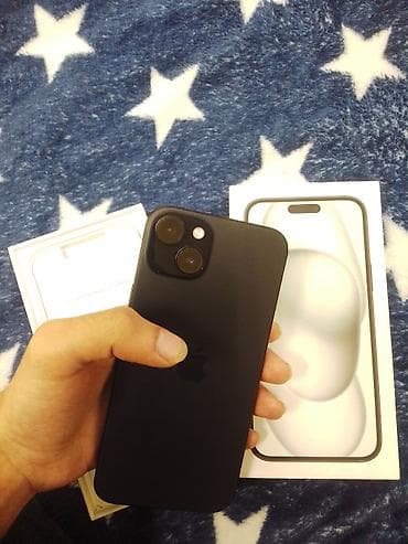 iphon 6 plus: IPhone 15 Plus, 256 GB, Qara, Qırıq — 6
