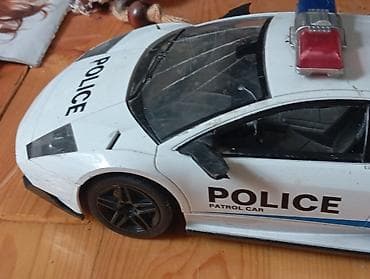 şaxta baba torbası: 1:14 miqyas Oyuncaq polis maşını – idman kupe üslubunda model — 3