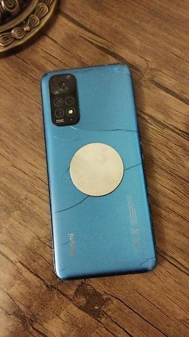 taipsi adapter: Redmi Note 11, 64 GB, rəng - Göy, Sensor, Barmaq izi, İki sim kartlı — 4