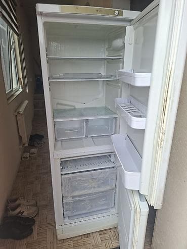 marojna soyuducusu: İşlənmiş 2 qapılı Indesit Soyuducu Satılır, rəng - Ağ — 2