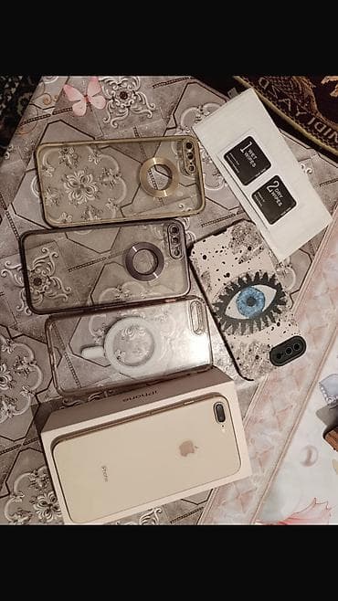 iphone 7 ucuz: IPhone 8 Plus, Qızılı, Barmaq izi — 4