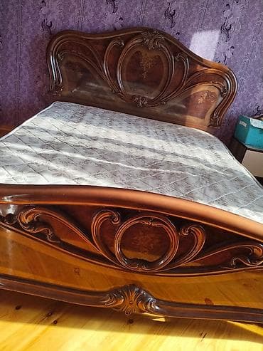 barokko: İşlənmiş, İkinəfərlik çarpayı, Bazasız, Matras ilə, Siyirməsiz — 1