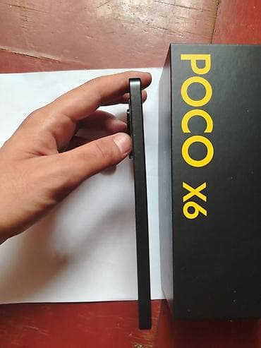z fold 3: Poco X6, 256 GB, rəng - Qara — 2