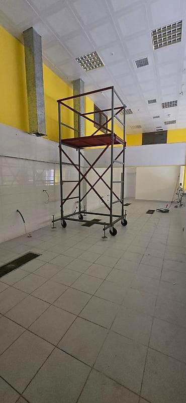 nərdivan qiyməti: Metal mobil qüllə (skafold) – yığıla-bölünə bilən iş platforması - — 1