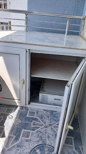 balkonlar: PVC balkon dolabı - Material: ağ PVC karkas və qapılar, korroziyaya — 3