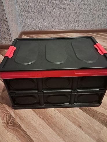 mebel sandiqlar: Qatlana bilən plastik saxlama qutusu - Material: möhkəm plastik - — 1