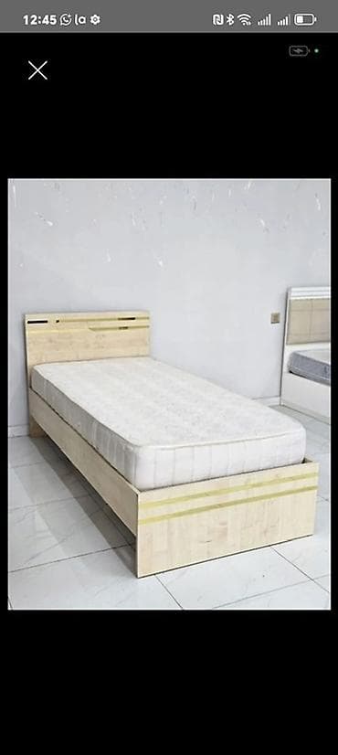 Çarpayılar: İşlənmiş, Təknəfərlik çarpayı, Bazasız, Matras ilə, Siyirməsiz — 1