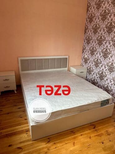 диван кровать: Новый, Двуспальная кровать, Без подьемного механизма, С матрасом, Без выдвижных ящиков, Азербайджан — 1