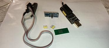 nod 8: USB SPI/I2C/EEPROM proqramlayıcı dəst Tərkib: - CH341A əsaslı USB — 2