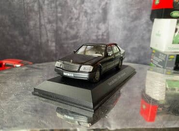metbex tavan modelleri: Коллекционная модель Mercedes-Benz S600 W140 Limousine black 1998 CEF — 14