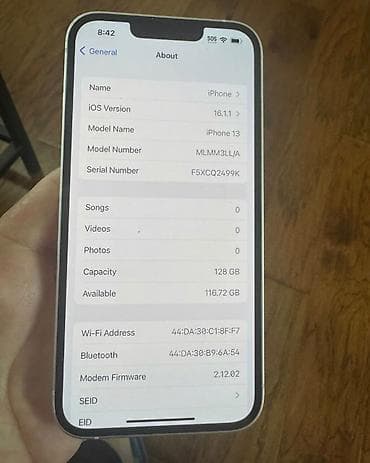 ayfon 2: IPhone 13, 128 GB — 2
