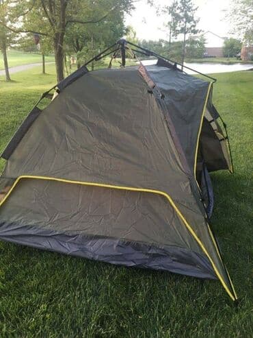 cadır qiymətləri: 4 nəfərlik aftomatik açılıb yığılan Çadır.Açılıb yığılması 20 saniyə — 1