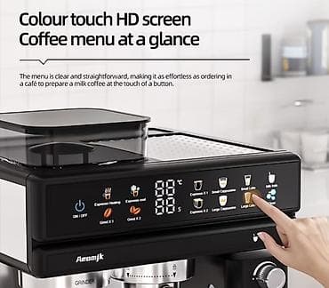 sud maşnı: Aeomjk Grind-and-Brew Multi-Function Espresso Machine – İtalyan — 8