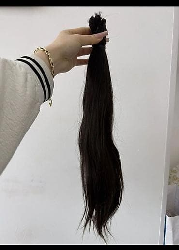 qadin penceyi: Tam təbii saç.Rəngsiz. 150qram 70sm — 1