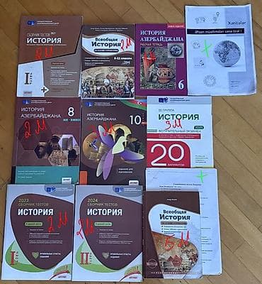Tarix üzrə dərslik və hazırlıq materialları toplusu Paketdə olanlar — 1