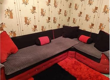 Divan və masa dəstləri: Künc divan, Qonaq otağı üçün, Açılmayan — 2