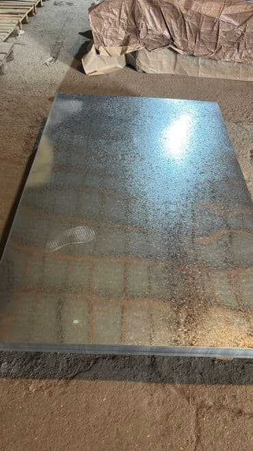 Metal vərəq (sinklənmiş) - Material: qalvanizə (sink örtüklü) polad — 1
