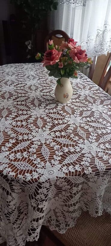 masa örtüyü: Yeni rəng - Ağ Süfrə, Ödənişli çatdırılma — 2