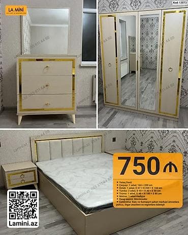 kreditle drel: Yataq Dəsti – La Mini (Kod: 11980 və Kod: 12073) Kod: 11980 – 650 ₼ - — 1