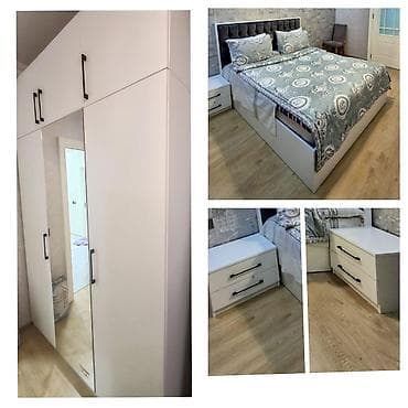 salon termoları: Yataq dəsti satılır 500 azn. Termo yoxdur.Taxtın matrası var,bazası — 1