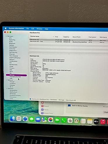 predator notebook: Macbook Pro 2019 16inch i7-9750H A2141 Ram: 16gb Yaddaş: 512gb SSD — 8