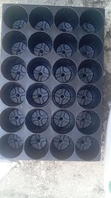 Plastik fidan yetişdirmə kaseti – 24 bölməli - Material: qalın