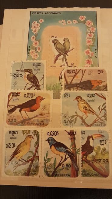 Статуэтки: Старинные марки разных стран мира(спорт,флора,фауна,транспорт и т.д.) — 4