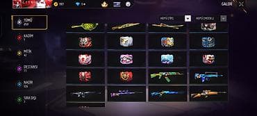 dim listening 1: Free Fire hesabı – yüksək səviyyəli, zəngin kolleksiya Profil: - Dil — 3