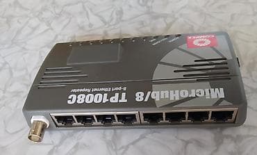 Modemlər və şəbəkə avadanlıqları: MicroHub/8 TP1008C 8-port Ethernet Repeater COMPEX. (Без адаптера) — 3