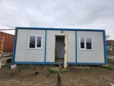 продам коробки картонные: Konteyner 3.00 x 7.00 iki otaqli və sanitar qovsaqli. sağ/sol otaqlar — 4