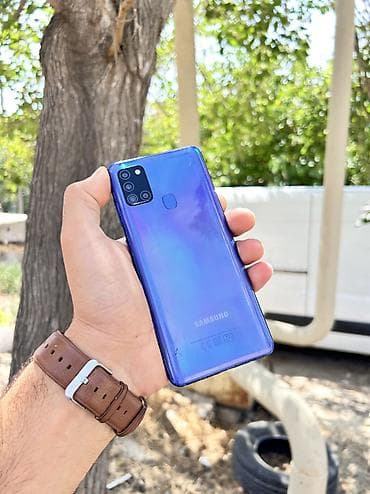 samsung c: Samsung Galaxy A21S, 32 GB, rəng - Mavi, Barmaq izi, Düyməli, Face ID — 8