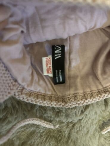 Uşaq papaqları dəsti - Brendlər: ZARA (toxunma, ipli, qulaqcıqlı