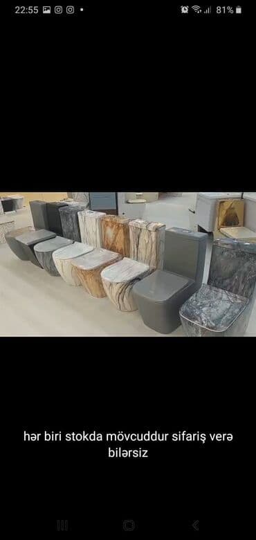 биде накладка на унитаз: Yeni, Unitaz, Monoblok, Kredit var, Zəmanətli, Rayonlara çatdırılma — 46