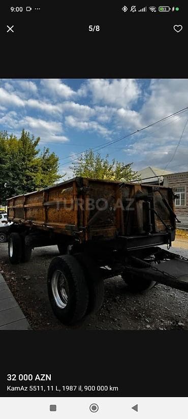 maşın üçün kamera: KamAZ 5511 samosval + qoşqu - Mühərrik: 11 L dizel - Buraxılış ili — 2